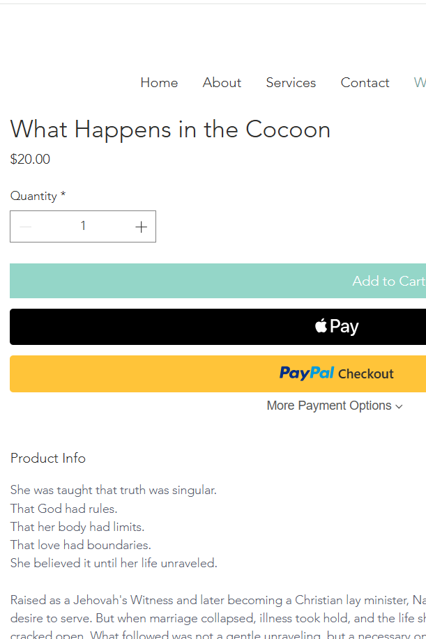What Happens in the Cocoon Order Page
